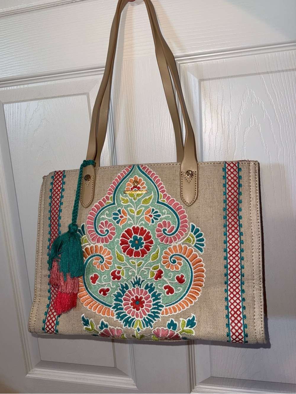 Spartina 449 boutique box tote & matching wallet